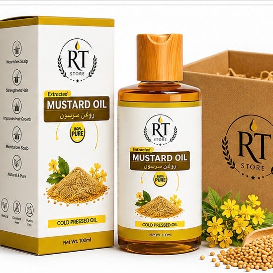 Pure Mustard (Canola) oil Cold Pressed