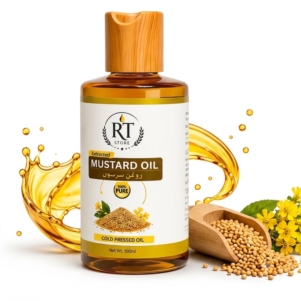 Pure Mustard (Canola) oil Cold Pressed