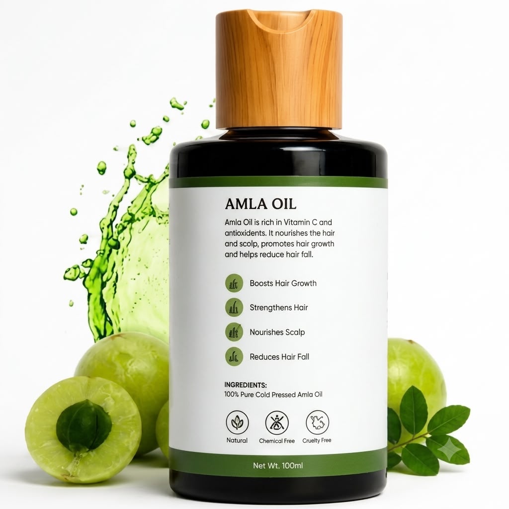 Pure Amla Oil Strong &Thick Hair Growth