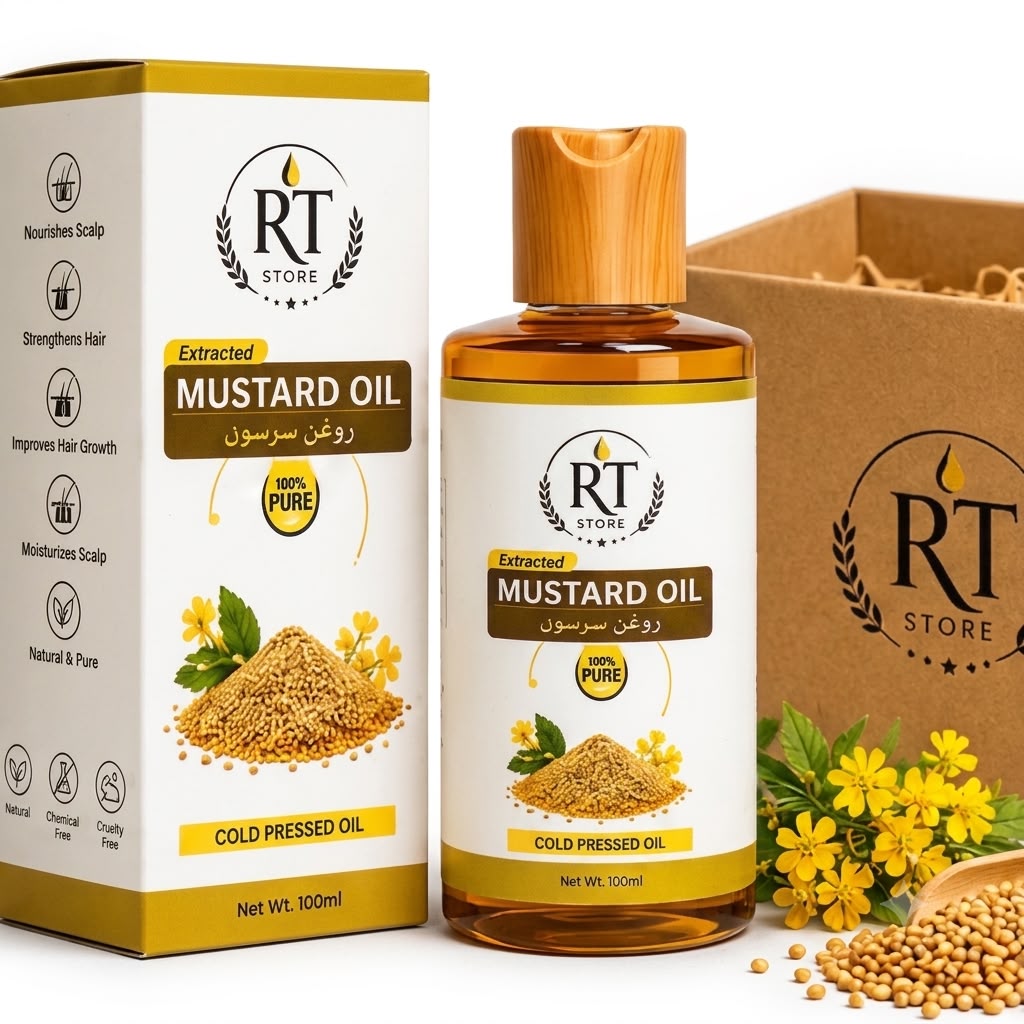 Pure Mustard (Canola) oil Cold Pressed