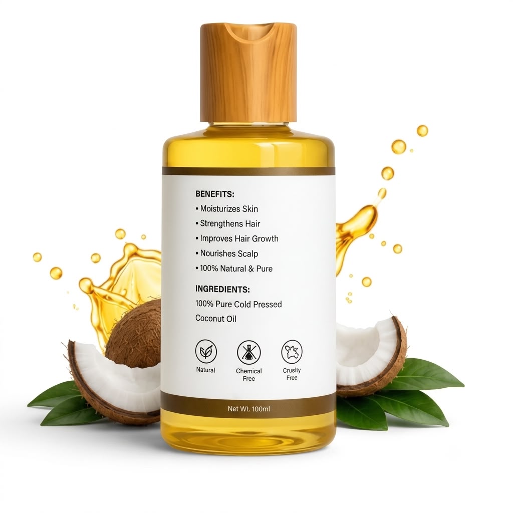 Pure Wild Coconut Oil Cold Pressed