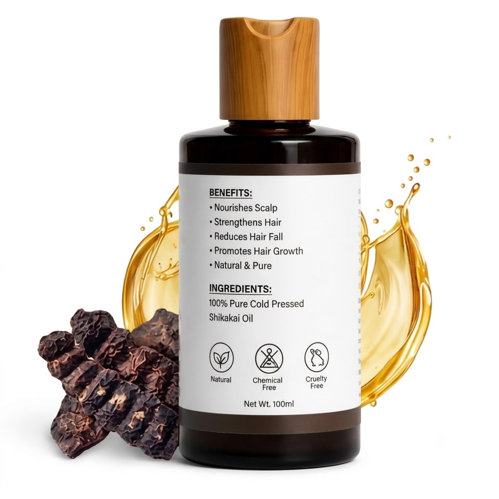 Pure Shikakai Oil,Hair Fall Control & Strengthening Oil